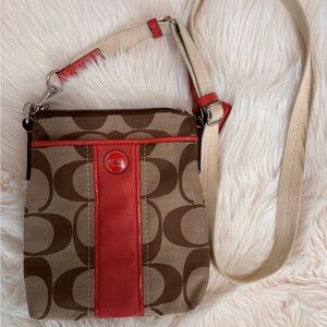 Coach Signature Jacquard Crossbody